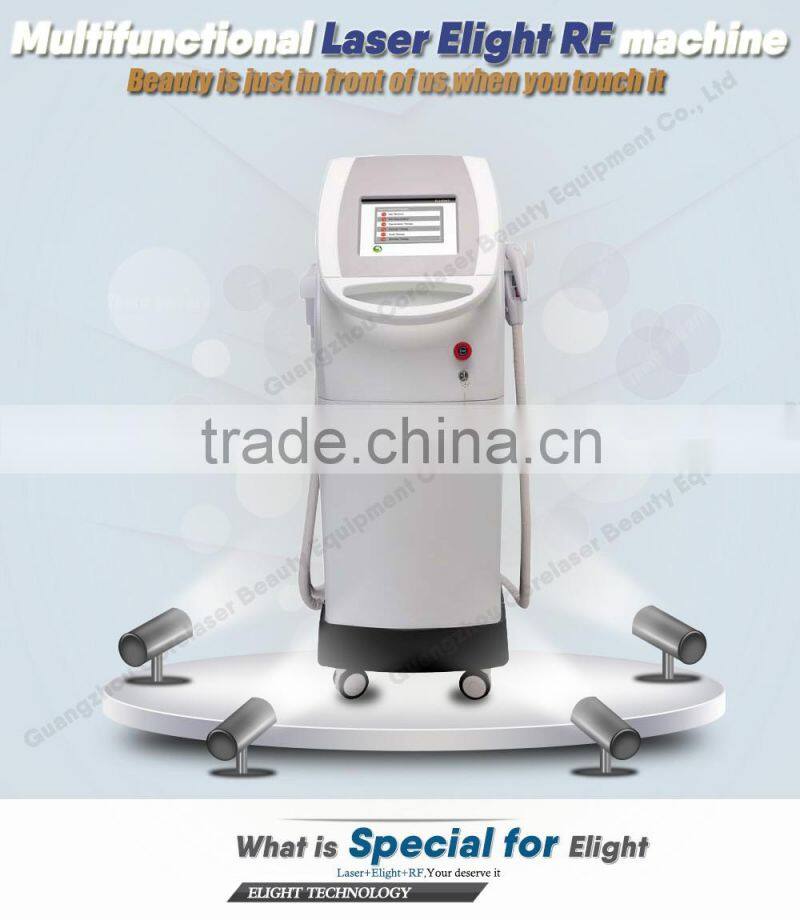 3 Handles Elight IPL RF Nd Yag Laser multiple beauty instrument
