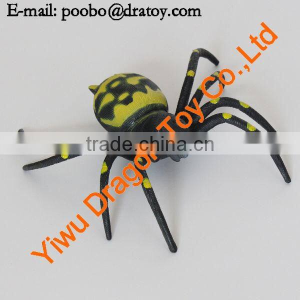 Soft 3d plastic spider statues