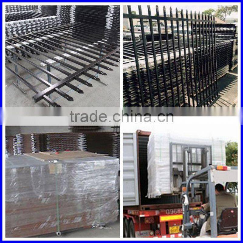 Australia/U.K ornamental metal fencing tubular security fencing