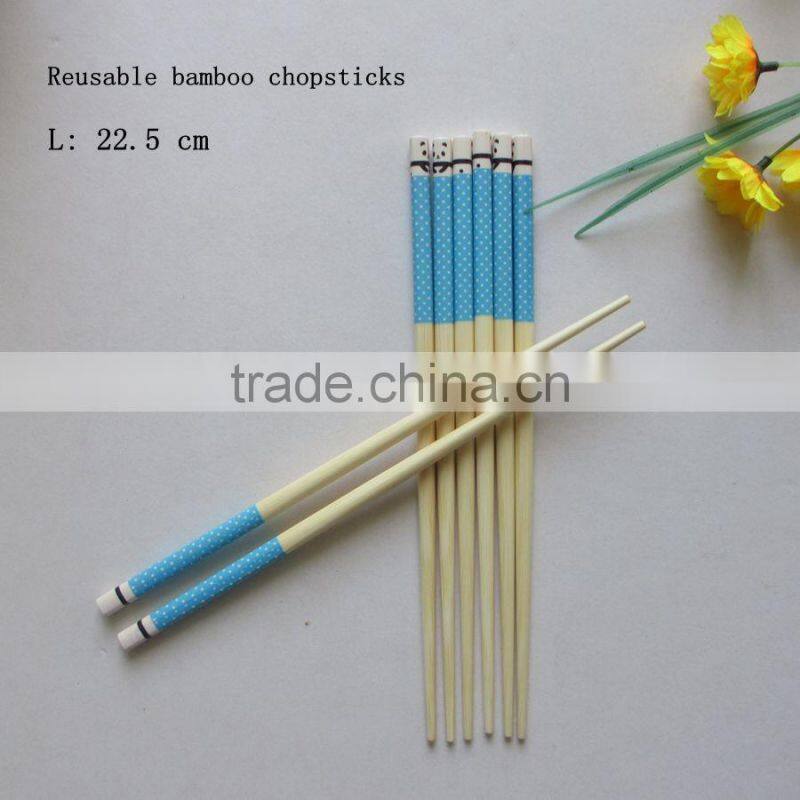 Reusabl color bamboo chopsicks