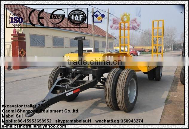 light duty excavator trailer