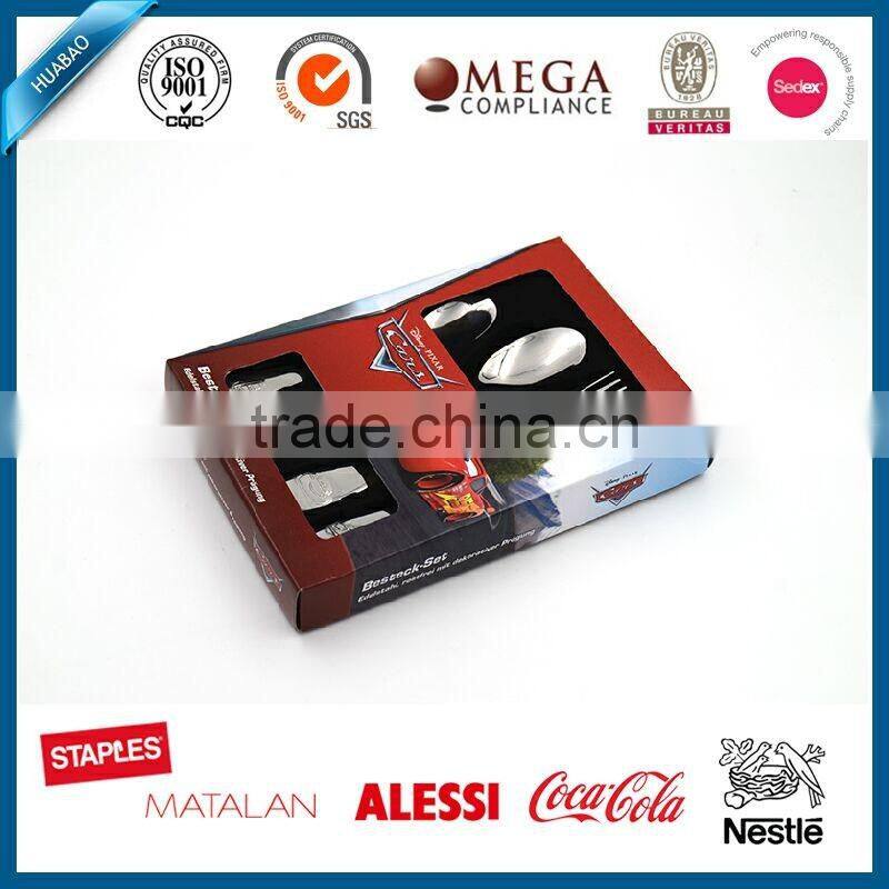 2016 Autobot cantoon design stainless steel 430 bulk cutlery, different design , inox 430 stainless steel bulk cutlery