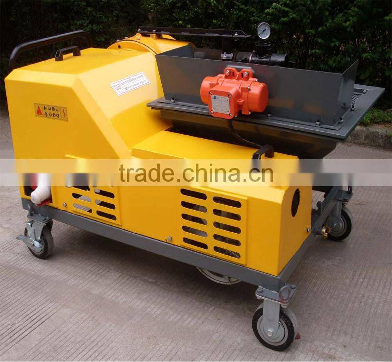 Peristaltic cement plaster sprayer with air compressor for 30m height