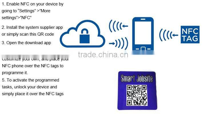Customized NFC Barcode Printable Anti-Fake Sticker for Cosmetic Tracking