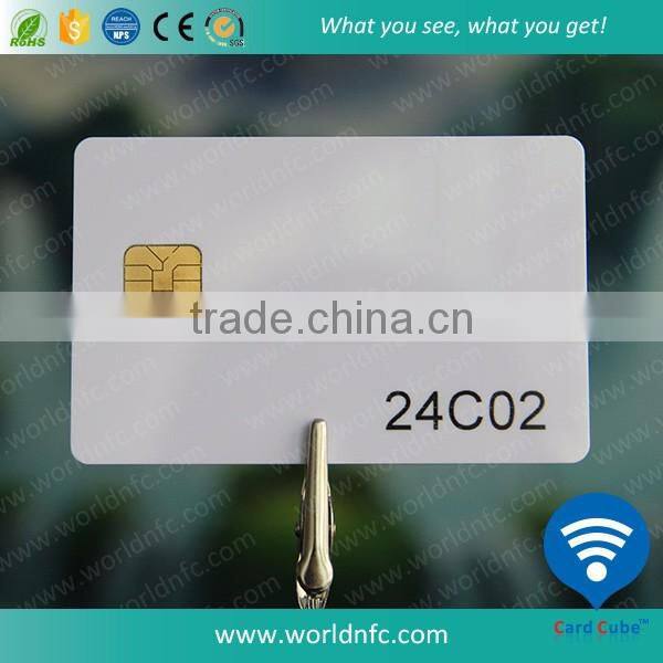 Blank Plastic PVC FM4428 Contact Smart Card