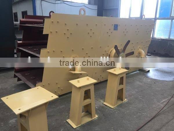 mini electric motor sand double deck vibrating screen