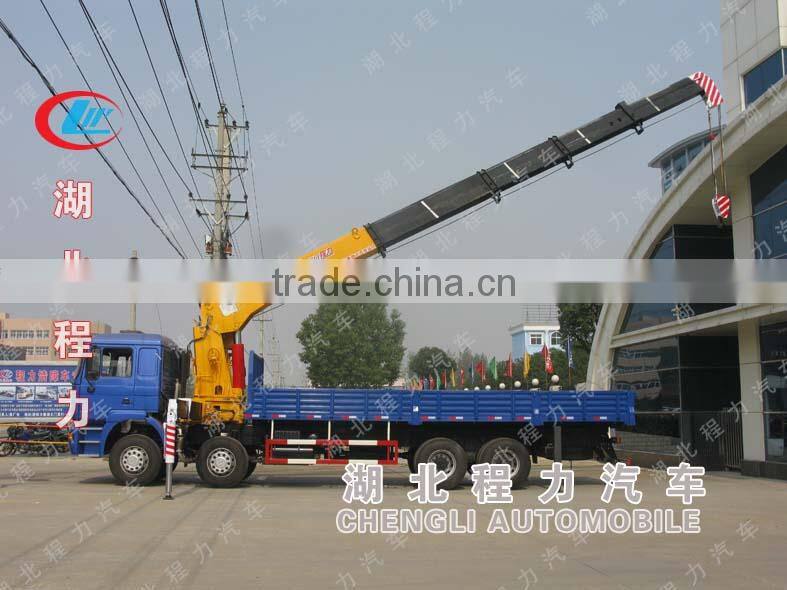 Shacman Truck Mounted Crane, 20 tons truck with crane