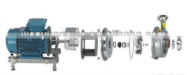 milk centrifugal pump 3T/H flow 18m height