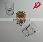 Promotional wholesale high quality clear mini wine glass cup/mini shot glass