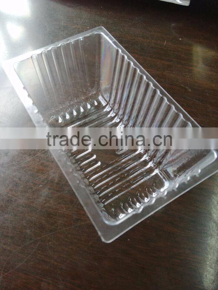 Clear plastic packaging inner tray for biscuit, potato chips