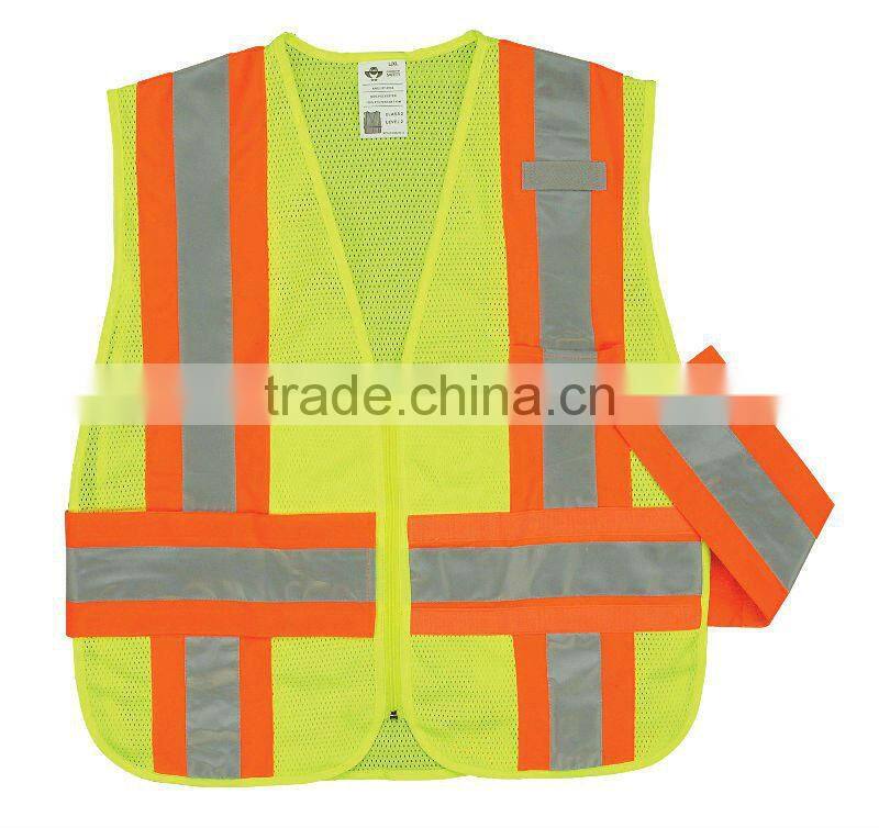 2012 new design reflective safety vest with PVC tape