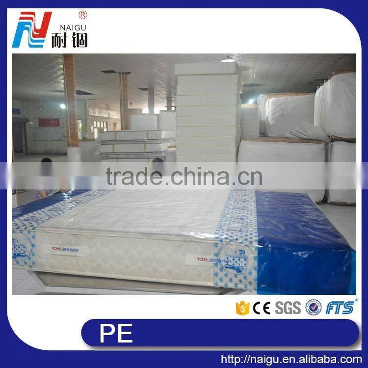 China NaiGu manufacture king queen double single mattress vacuum packing pe plastic bag