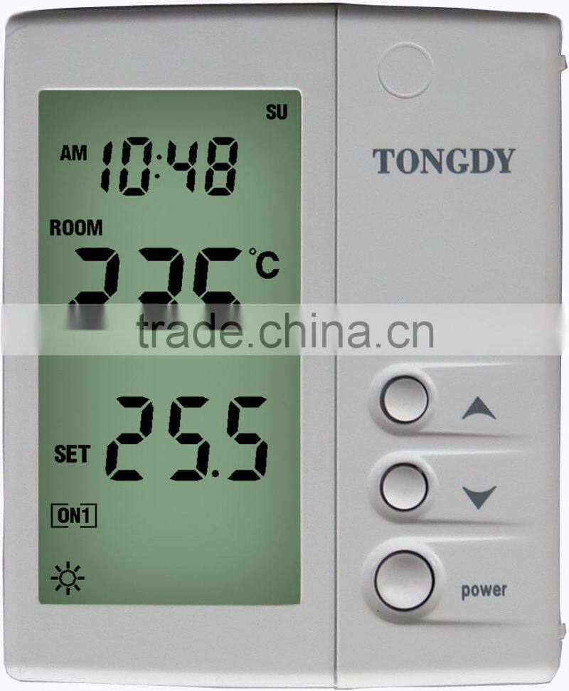 Deluxe programmable thermostat for floor heating
