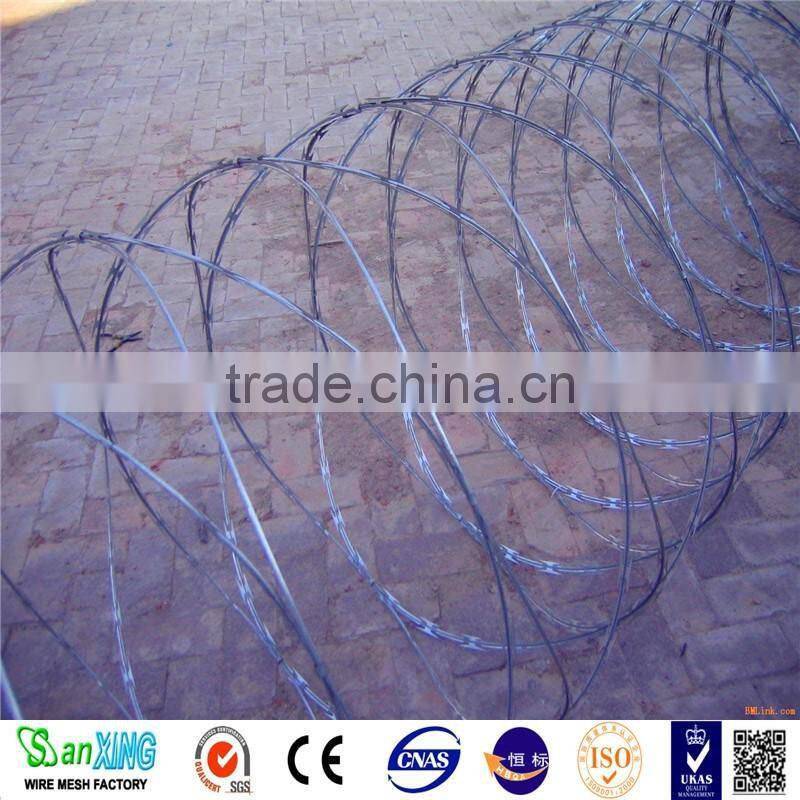 Galvanized Razor Barbed Wire/Safety razor blade fence