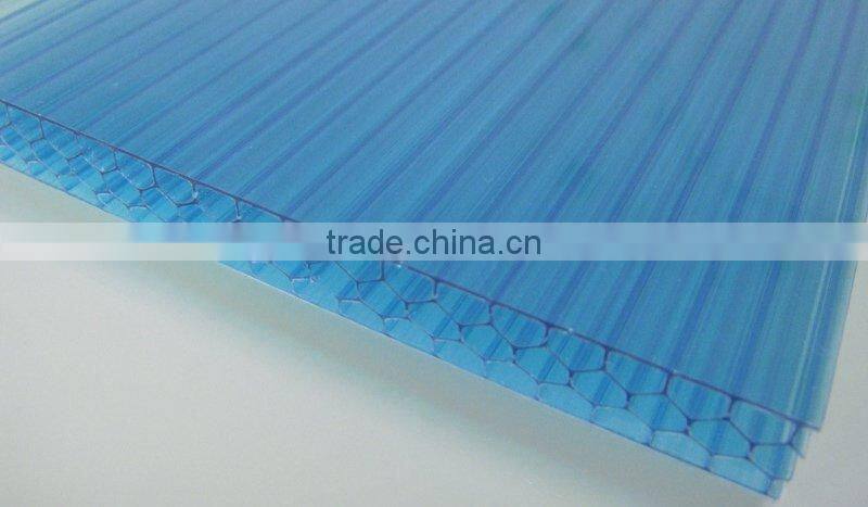 polycarbonate PC hollow multilayer sheet for garden green house