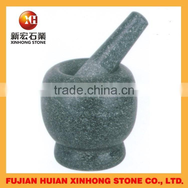 unique stone mortar and garlic crusher with pestle for kitchenware wholesale