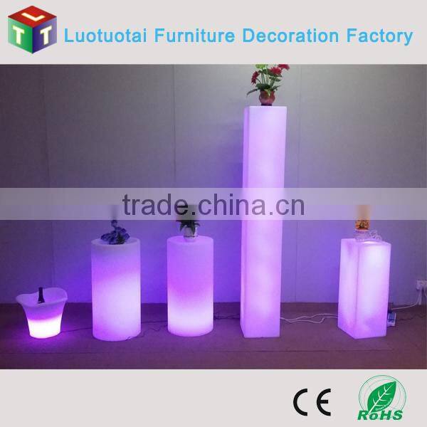RGBW color change wedding decorative led column/pillar