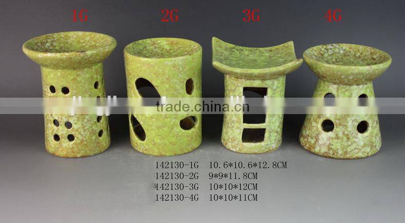 creative blue,red and green color ceramic candle holder
