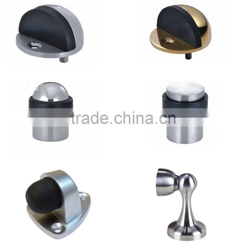 Gilded Floor Mounted Stainless Steel Magnetic Door Stop