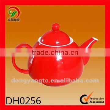 900cc red glazed teapot chinese