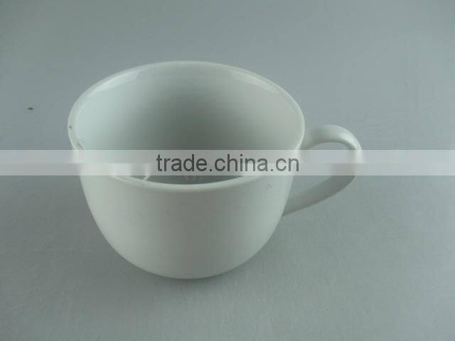 round porcelain coffee cup