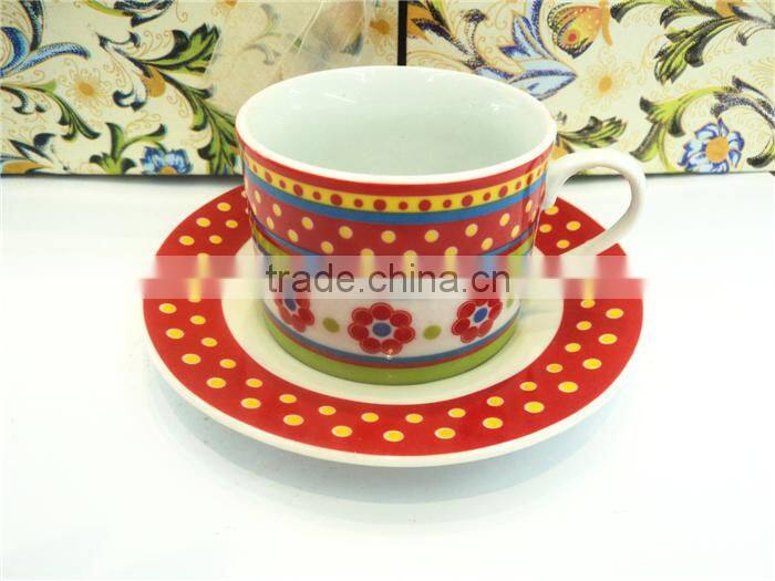 Tableware porcelain ceramic promotion thermo cup, artistic ceramic cup
