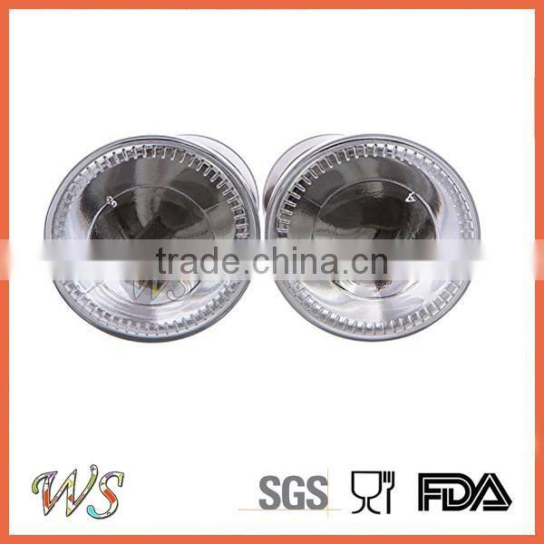 WS-PG26 Ceramic core stainless steel salt and pepper grinder set with glass bottle