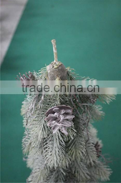 Happy Christmas 130cm height fake Christmas tree with pot