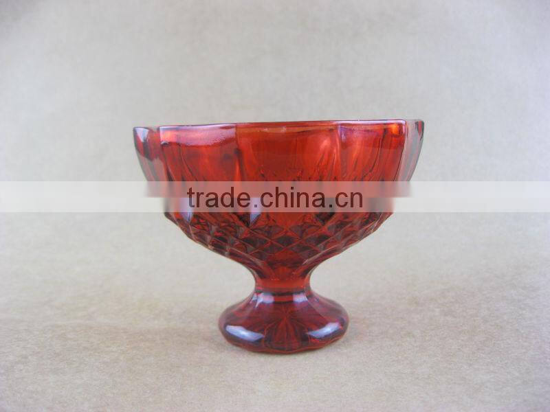 glass ice cream bowl mini glass bowl