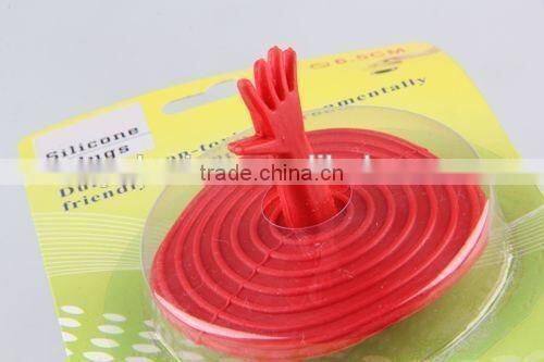 Hand shaped spiral circular silicone sink stopper
