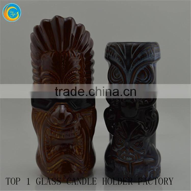 Custom Ceramic tiki mugs wholesale