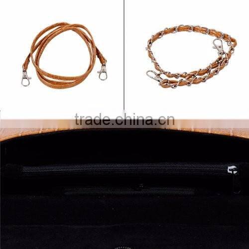 Womens Envelope Evening Patent Croc Skin Embossed Party Clutch