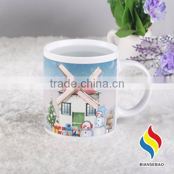Shenzhen BianSeBao company ceramic mug factory wholesaler