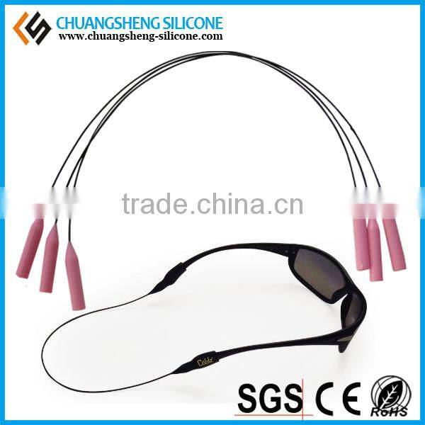 Very hot selling popular silicone ajustable length glasses retainer