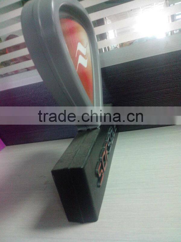 pop vacuum suction plastic advertising display card