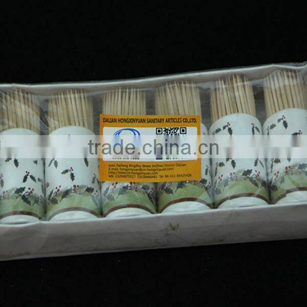 cello wrapped wooden toothpick