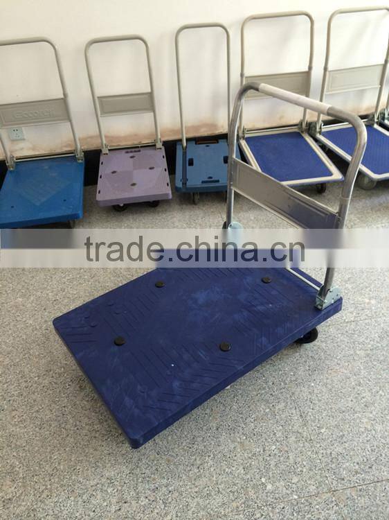 100kg foldable handle cargo pallet trolley