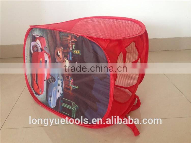 High quality environmental fabric folding laundry basket