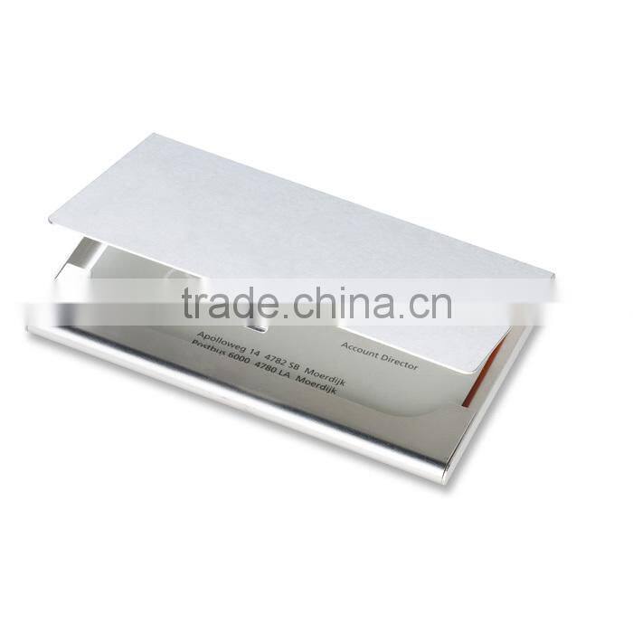 Aluminum Business Name Credit ID Card Case Holder