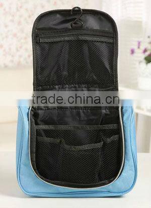 Promotional Mesh Wash Bag/Toiletries Bag For Travel With Polyester