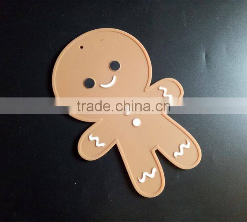 Human shape grey color silicone mat,silione baking pad CK-SL084