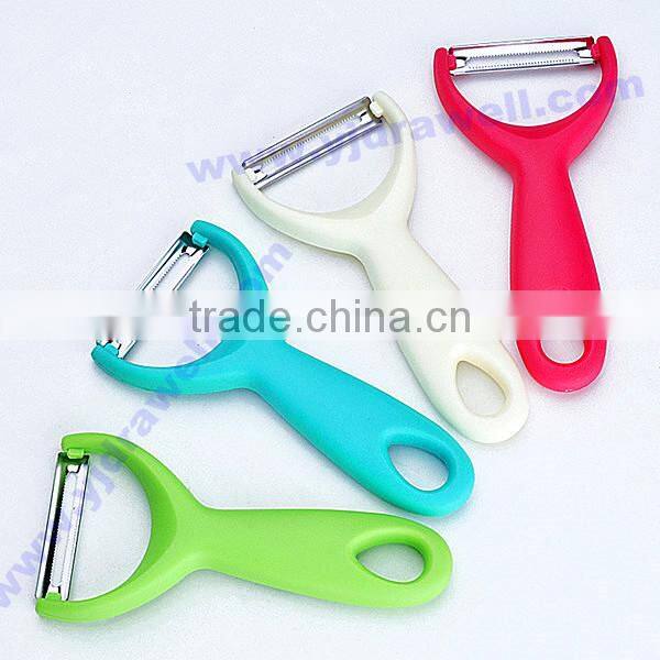 PE-2023 Stainless Steel Blade Plastic Handle y peeler