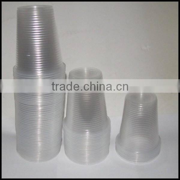 Clear Plastic 7 oz 180ML Disposable Cups Vending Style Drinking Glass