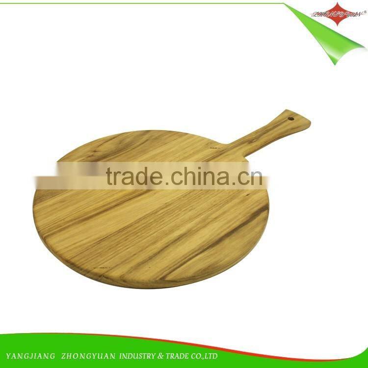ZY-R2014 High quality eco-friendly wood chopping block pizza cutting board