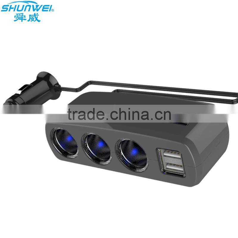 Hot sale factory direct price 12v power adapter usb car charger Of New Structure