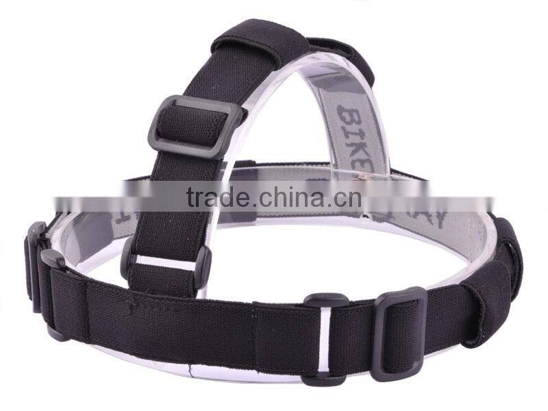 High Quality Nylon Headlamp Band strap,3 Adjustable Point Mini Flashlights fix strap for headlamp