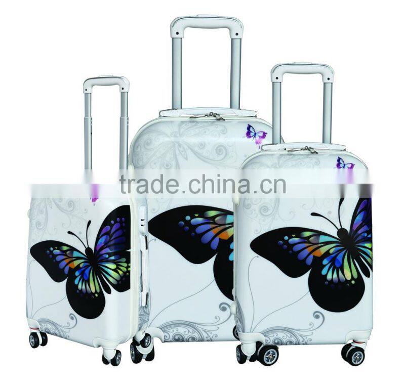 2015 fashion lady pc luggage set
