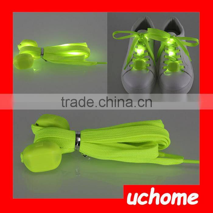 UCHOME Glitter LED Shoes Lace Flashing LED Shoelaces with Battery