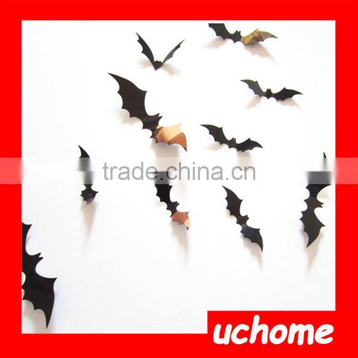 UCHOME Fashional Halloween Bat Wall Sticker/Halloween Wall Decals Home /Decor Removable Wall Sticker
