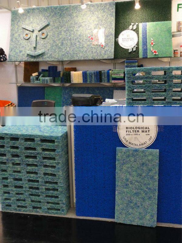 Durable and Enviromental Biological filter for koi pond and Aquarium,fish farming filter mat
